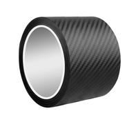 Pixaro Lámina protectora de carbono para coche, 10 cm × 3 m, color negro mate, autoadhesiva, 3D resistente a los arañazos, para coche, bicicleta, moto, umbral, protección