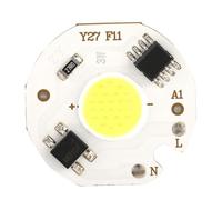 PIXAXOHH 10 unidades de bombillas inteligentes con chip COB integrado de 3 W y fuente de luz AC220V (Luz blanca 3W)