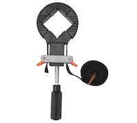 PIXAXOHH Abrazadera de banda ajustable para marcos de cuadros, gabinetes, sillas, cajones, barriles, pajareras, correa de 4 metros con mango tensor, marco de plástico ABS