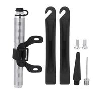 PIXAXOHH Inflador de Doble Boquilla con Cubierta Antipolvo, Manguera Oculta, diseño retráctil, para Pelotas Deportivas, Bomba de Aire portátil