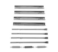 PIXAXOHH Juego de tubos de placa de calor de repuesto para parrilla, acero inoxidable, versátil, fácil de instalar, tubo de placa de calor para parrilla de Gas