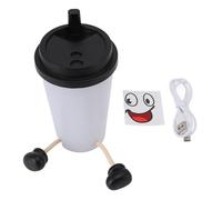 PIXAXOHH Luz LED en forma de taza, lámpara de noche recargable con Control táctil regulable, 3 colores, divertida y continua, para dormitorio