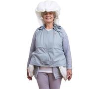 PixCy Chaleco Anticaída Inteligente para Personas Mayores.Chaleco Anticaídas Portátil con Aplicación para Ver Datos Ejercicio. Se Activa En 0,08 S Y Ofrece Protección Total 270° FemaleBlue-XXXL