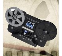 PixCy Convertidor Digitalizador Películas 8 Mm Y Super 8,Escáner Películas Convierte Fotograma Fotograma Archivos Digitales Mp4,con Pantalla 2,4",Uso Compartido Y Ahorro En Tarjeta