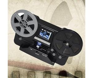 PixCy Convertidor Digitalizador Películas 8 Mm Y Super 8,Escáner Películas Convierte Fotograma Fotograma Archivos Digitales Mp4,con Pantalla 2,4",Uso Compartido Y Ahorro En Tarjeta