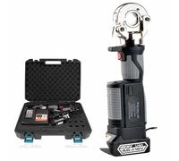 PixCy Crimpadora Hidráulica Recargable De 10-300 Mm², Crimpadora Hidráulica Eléctrica con 12 Pares De Troqueles, Crimpadora Cable con Batería para Terminal Cobre Y Aluminio