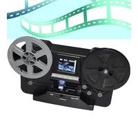 PixCy Escáner Película 8 Mm,Diapositiva Cámara,Escáner Negativo,Escáner Película,Convierte Convertidor Digitalizador Películas 8 Mm Y Super8, para Carretes De 3", 4" Y 5"