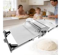 PixCy Laminadora de Masa Plegable eléctrica, laminadora de Masa Comercial, Grosor Ajustable de 2 a 30 mm,para panaderías, Pizzas, Croissants y Masa de hojaldre