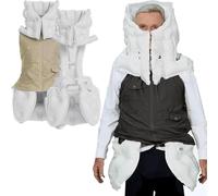 PixCy Ropa Anticaída Inteligente Personas Mayores Chaleco Airbag Inteligente Anticaída,0,08s Airbag Pop Up & Alarma SOS,Antipérdida, para Epilépticas Ciegas Ancianos MaleBlack-XL