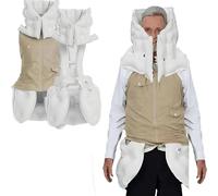 PixCy Ropa Anticaída Inteligente Personas Mayores Chaleco Airbag Inteligente Anticaída,0,08s Airbag Pop Up & Alarma SOS,Antipérdida, para Epilépticas Ciegas Ancianos MaleKhaki-XXL