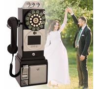 PixCy Videolibro de Teléfono para Bodas 1080P - Pantalla 3.5 Pulgadas, Grabadora Clásica, 64 GB, para Aniversarios y Fiestas, Dispositivo Creativo para Mensajes de Video Personalizados Black