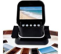 PixCy Visor Escáner de Negativos y Diapositivas, 22 MP Digitalizador Profesional, Pantalla LCD de 4,3", 128 MB Memoria, Convertidor a JPEG, para 35mm/120/135/126/127 Películas Fotográficas