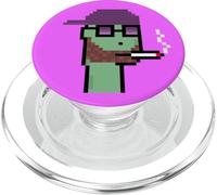 Pixel Art generativo de Degen Smokers Club #474 de NFT Ravencoin PopSockets PopGrip para MagSafe