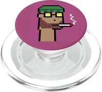Pixel Art generativo de Degen Smokers Club #53 de NFT Ravencoin PopSockets PopGrip para MagSafe