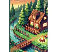 Pixel Art Grid Notebook - A4 - 100 Pages - Perfect for Sketching, Journaling, and Planning: Featuring a Cozy Nature-Inspired Design - Ideal for Artists, Writers, and Creative Minds