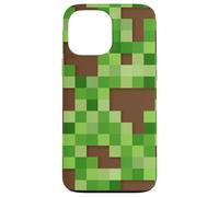 Pixel Block Camo Green Pattern for Gamers and Adventure Fans Carcasa para iPhone 13 Pro MAX