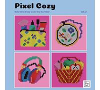 Pixel Cozy Vol.2: Bold and Easy Pixel Color-by-Number Coloring Book | Square Grid Pixel Art of Cozy Everyday Objects for Calm Focus and Offline Creativity