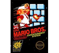 Pixel DemonMG Retro NES Posters Gaming Super Nintendo Super Mario bros Póster A3