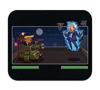 Pixel Donald Trump Versus Bernie Sanders Fighting Game - Alfombrilla de mouse delgada de perfil bajo