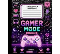 Pixel Gamer Composition Notebook: Cute Retro Arcade Aesthetic Journal for Girls, College Ruled | Pink Gaming Controller Design - Perfect for School, Writing, and Creative Planning