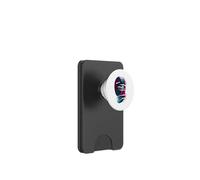 Pixel Glitch Art Esgrima Casco Espada Esgrimista PopSockets PopWallet para MagSafe