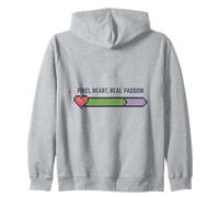 Pixel Heart: verdadera pasión: la vida de un jugador Sudadera con Capucha