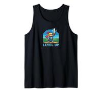 Pixel Hero Retro Graphic - Level Up Classic Gamer Design Camiseta sin Mangas