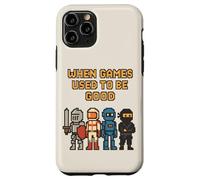 Pixel Knight Ninja Astronauta Robot Retro Gamer Gaming Carcasa para iPhone 11 Pro