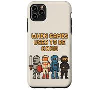 Pixel Knight Ninja Astronauta Robot Retro Gamer Gaming Carcasa para iPhone 11 Pro Max