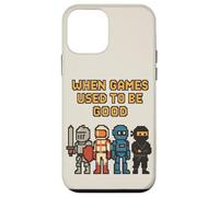 Pixel Knight Ninja Astronauta Robot Retro Gamer Gaming Carcasa para iPhone 12 mini
