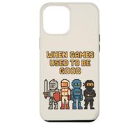 Pixel Knight Ninja Astronauta Robot Retro Gamer Gaming Carcasa para iPhone 12 Pro Max
