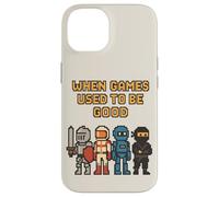 Pixel Knight Ninja Astronauta Robot Retro Gamer Gaming Carcasa para iPhone 14