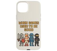 Pixel Knight Ninja Astronauta Robot Retro Gamer Gaming Carcasa para iPhone 15 Plus