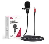 Pixel Lavalier Micrófono para iPhone iPad, micrófono de solapa Lav para smartphone, micrófono de clip para grabación de video, entrevista, YouTube, Vlog, apto para dispositivos Lightning, certificado