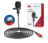 PIXEL Micrófono Lavalier para iPhone (certificado Apple MFi) | Micro Lav para Vlogging | Micrófono externo para grabación de vídeo, compatible con todos los dispositivos Lightning (3 m)