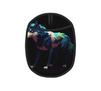 Pixel Wolf - 1 alfombrilla de silicona para ollas, mesa de cocina, picnic al aire libre, olla caliente esencial (1-2 piezas opcionales)