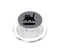 Pixel Y2K 90s Scary Cat Tomcat está asustado PopSockets PopGrip para MagSafe