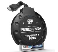 PixelFlash - Adaptador de memoria flash USB 3.0 sin doblar CF para lector de tarjetas SuperSpeed