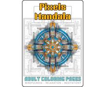 Pixels Mandala Adult Coloring Book: Mindfulness, relaxation, meditation?
