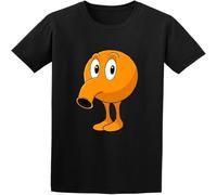 Pixels Qbert Speech Bubble T Shirt Graphic Unisex tee Black XL