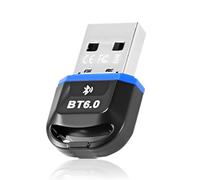 Pixelure Adaptador Bluetooth 6.0 para PC, Adaptador USB Bluetooth con Windows 11/10/8.1 para PC de sobremesa/portátil/Auriculares/Teclado/ratón/estéreoBluetooth