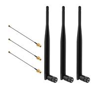 Pixelure Antena Lora de 868 MHz 5 dBi/50 Ω/VSWR <1,5/195 mm SMA Macho + Cable de IPEX a SMA Hembra para Meshtastic Lora, ESP32 OLEDLora Board, Lora32 V3, HTCC-AB02S, LoRa32u4 II (3 Unidades)