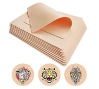 PIXESTT 11 Piezas Piel Sintetica Tatuaje, Piel de Tatuaje de Doble Cara para el Kit de Tatuajes, La Piel Sintética Profesional es Adecuada para Práctica-14,5 CM * 19 CM