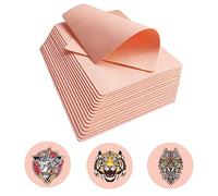 PIXESTT 15 Piezas Piel Sintetica Tatuaje, Piel de Tatuaje de Doble Cara para el Kit de Tatuajes, La Piel Sintética Profesional es Adecuada para Práctica-14,5 cm * 19 cm * 1,5mm