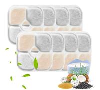 Pixi Filtro para Bebederos Fuente, 8 Piezas Filtros Fuente Gatos Compatible con Fuente para Gatos Pixi, Filtro de Repuesto para Gato Fuentes Compatible con 2,5L Pixi Bebederos Fuente