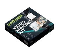 Pixibright Kit de creación de Video, luz LED Universal de Video con 600 lúmenes, Soporte para Smartphone y trípode Plegable, vlogging, transmisión, fotografía y creación de Video