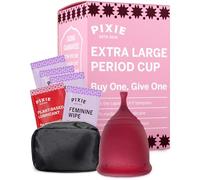Pixie Cup - Copa menstrual suave y segura de silicona 100% de grado médico - Por cada copa que compras, donamos otra a una mujer que la necesita