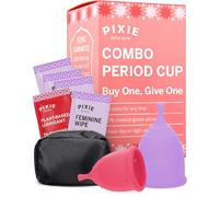 Pixie Cup Nº 1 para la mayoría de copas menstruales cómodo y mejor Stem Remoción resto de las marcas Cada copa menstrual de adquirirse uno se le da a una mujer que necesite! Combo pack