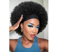 Pixie Cut Curly Pelucas cortas rizada con flequillo de cabello humano 100% sin procesar cabello virgen brasileño Afro Curly Wave Pelucas Negro natural para mujer