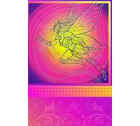 Pixie Dust Dreams: Grid Notebook & Journal: 120 Pages Graph Paper - For Enchanted Minds, Artists & Dreamers. Features a Fantasy Flying Fairy Magic Cover Art
